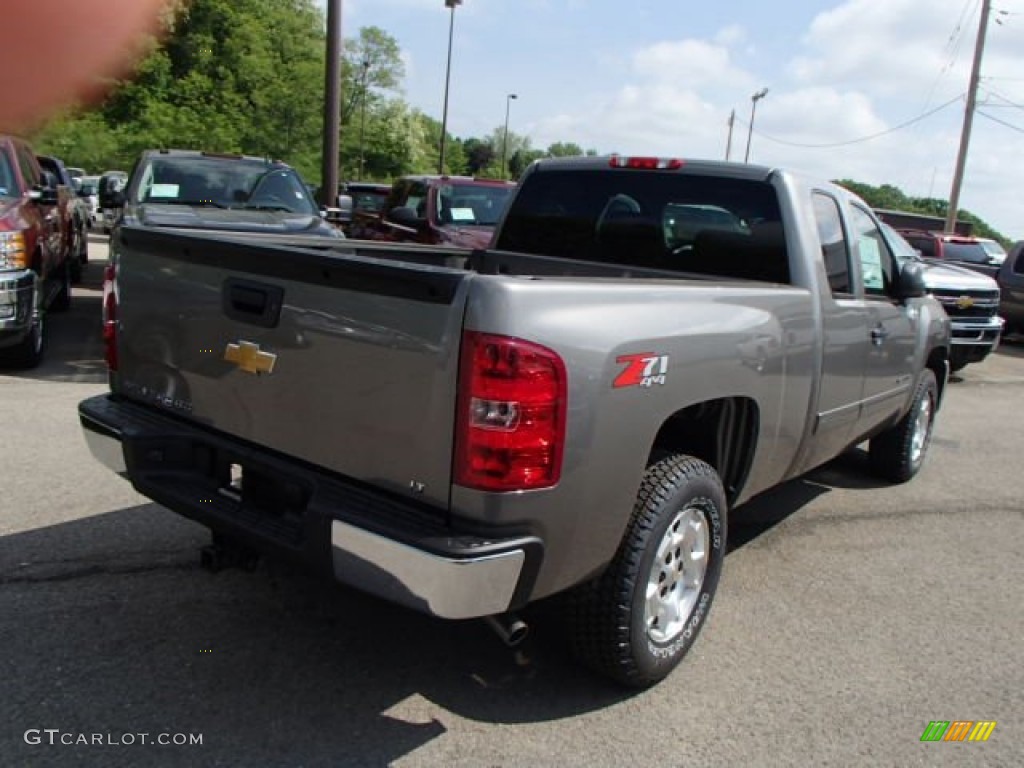 2013 Silverado 1500 LT Extended Cab 4x4 - Graystone Metallic / Ebony photo #8