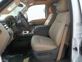 White Platinum Metallic Tri-Coat - F350 Super Duty Lariat Crew Cab 4x4 Dually Photo No. 23