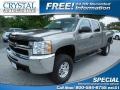 Graystone Metallic 2008 Chevrolet Silverado 2500HD LT Crew Cab