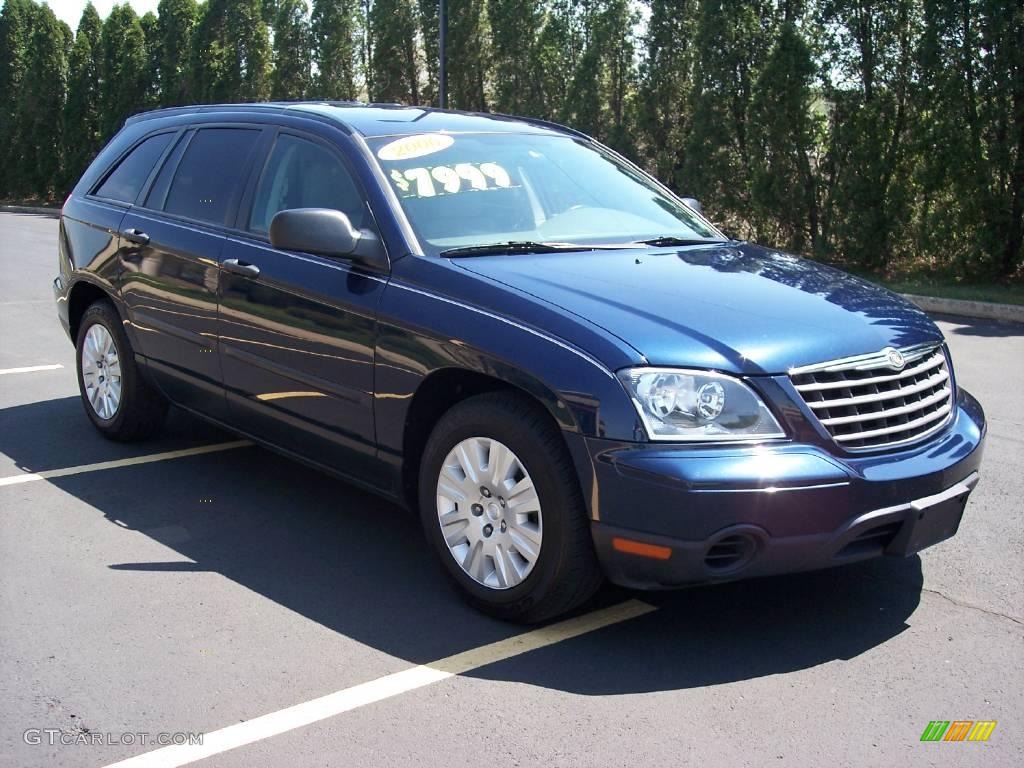 2006 Pacifica  - Midnight Blue Pearl / Light Taupe photo #2