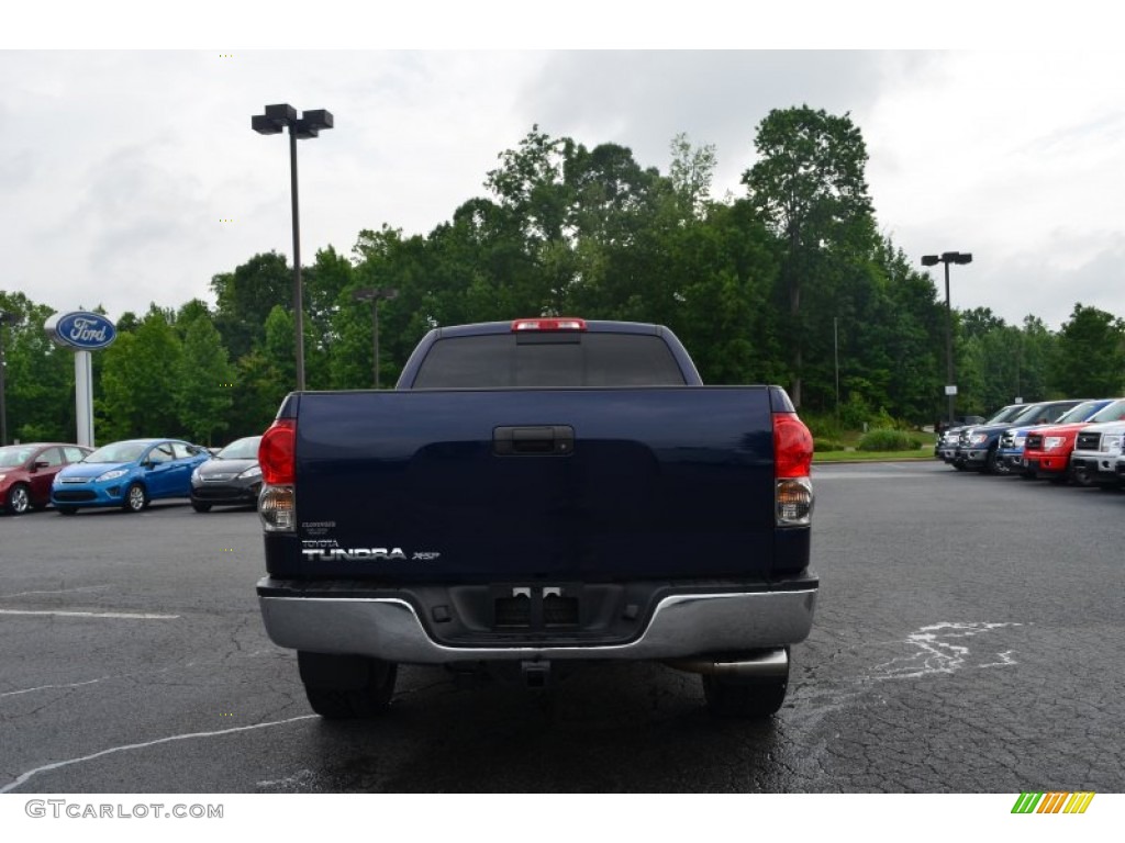 2009 Tundra X-SP Double Cab - Nautical Blue Metallic / Black photo #4