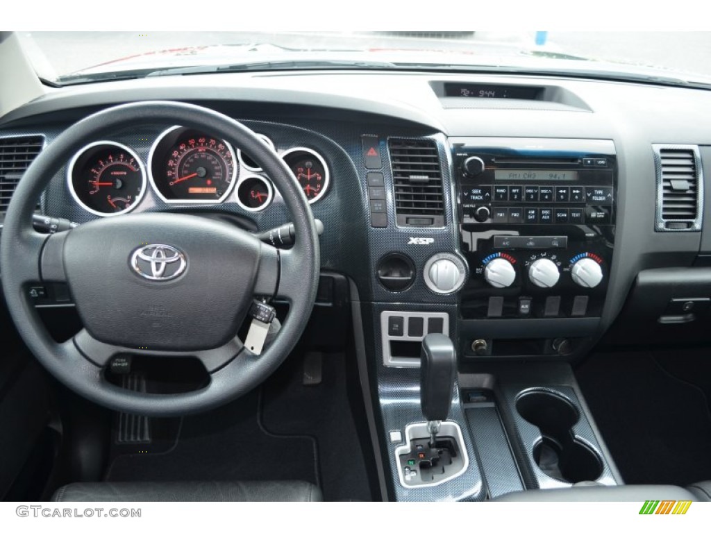 2009 Toyota Tundra X-SP Double Cab Black Dashboard Photo #81284515