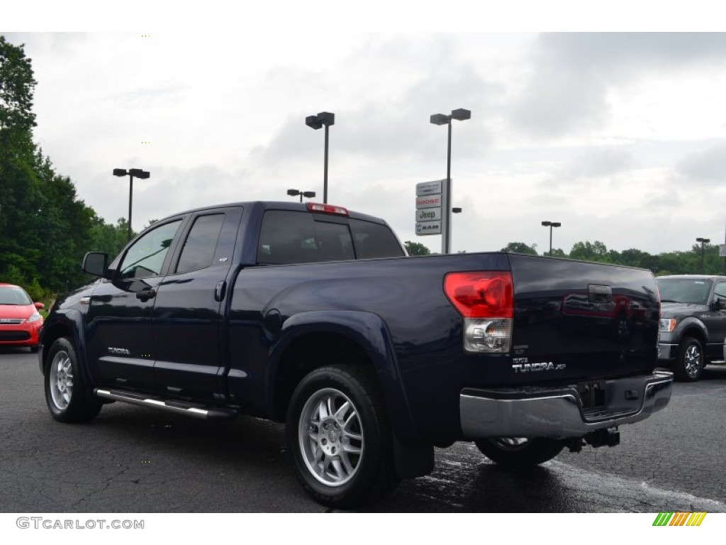 2009 Tundra X-SP Double Cab - Nautical Blue Metallic / Black photo #32