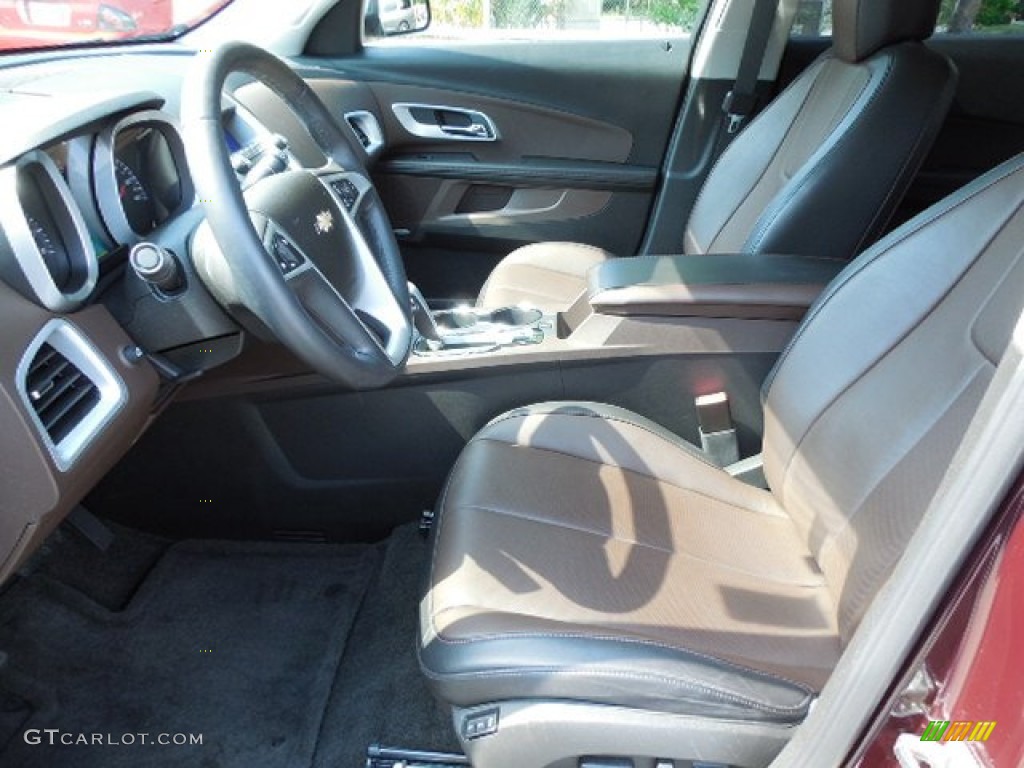 2011 Equinox LTZ - Espresso Brown Metallic / Brownstone/Jet Black photo #4