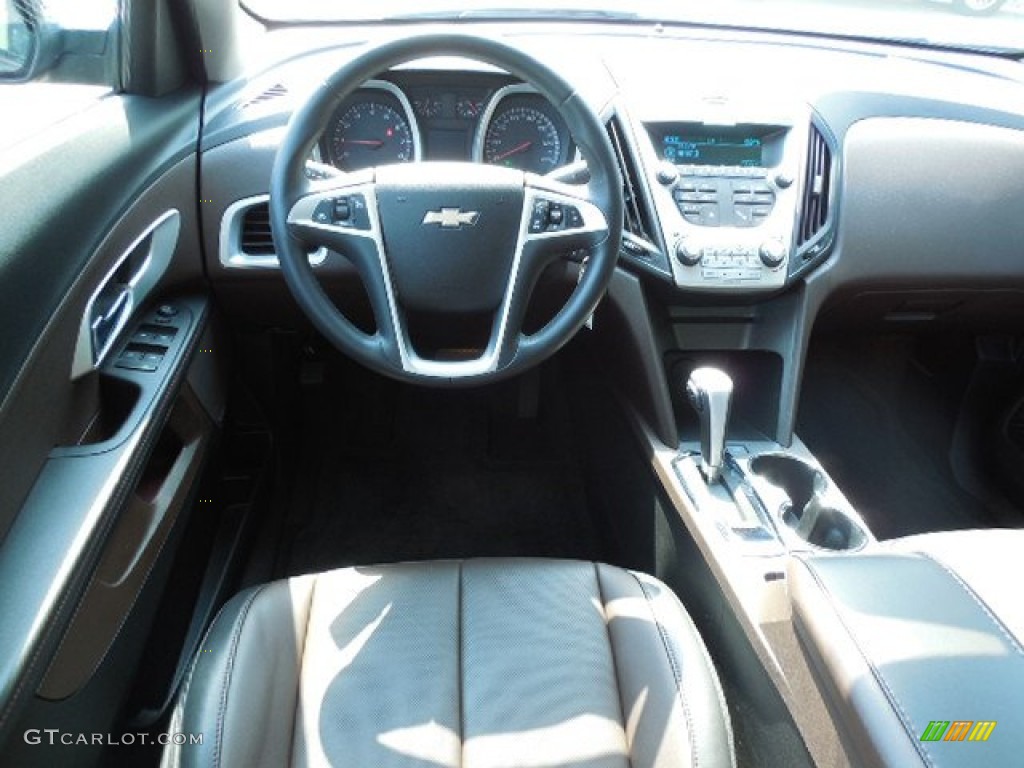 2011 Equinox LTZ - Espresso Brown Metallic / Brownstone/Jet Black photo #6