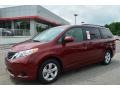 2013 Salsa Red Pearl Toyota Sienna LE  photo #1