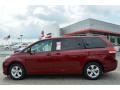 2013 Salsa Red Pearl Toyota Sienna LE  photo #2