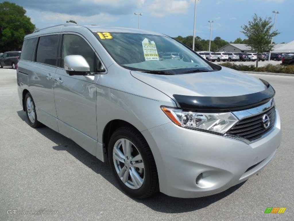 Brilliant Silver 2013 Nissan Quest 3.5 LE Exterior Photo #81285178