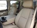 2013 GMC Sierra 1500 Very Dark Cashmere/Light Cashmere Interior Front Seat Photo