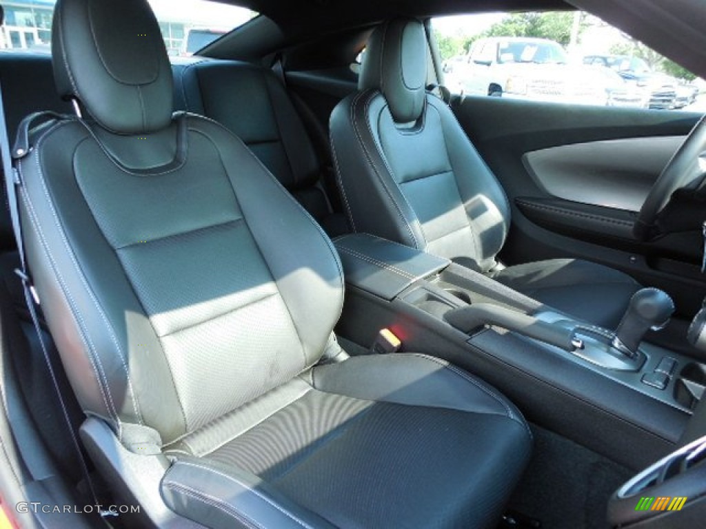 2012 Camaro LT/RS Coupe - Inferno Orange Metallic / Black photo #12