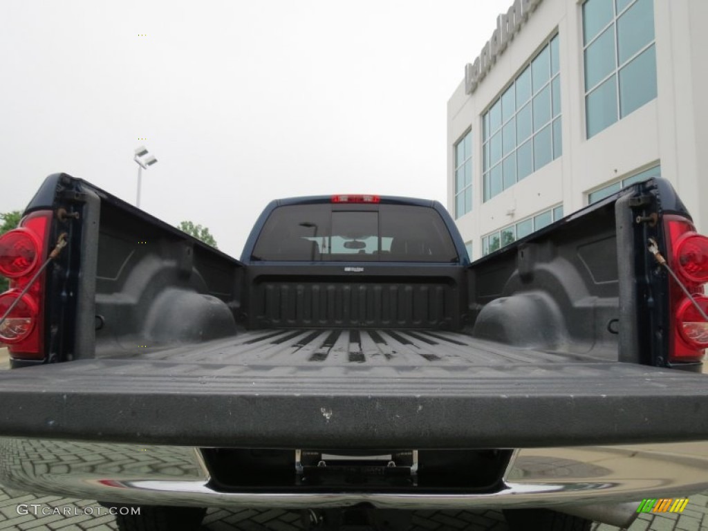 2008 Ram 2500 Laramie Quad Cab 4x4 - Patriot Blue Pearl / Khaki photo #19