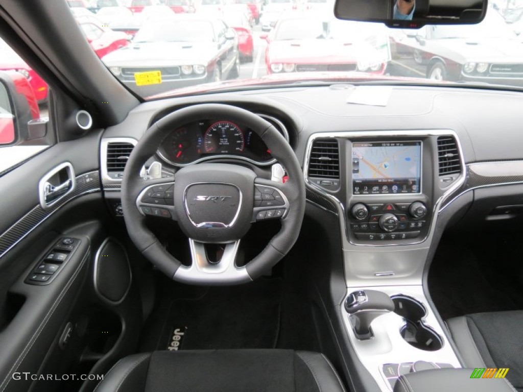 2014 Jeep Grand Cherokee SRT 4x4 SRT Morocco Black Dashboard Photo #81286894