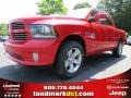 2013 Flame Red Ram 1500 Sport Crew Cab  photo #1