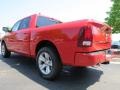 2013 Flame Red Ram 1500 Sport Crew Cab  photo #2