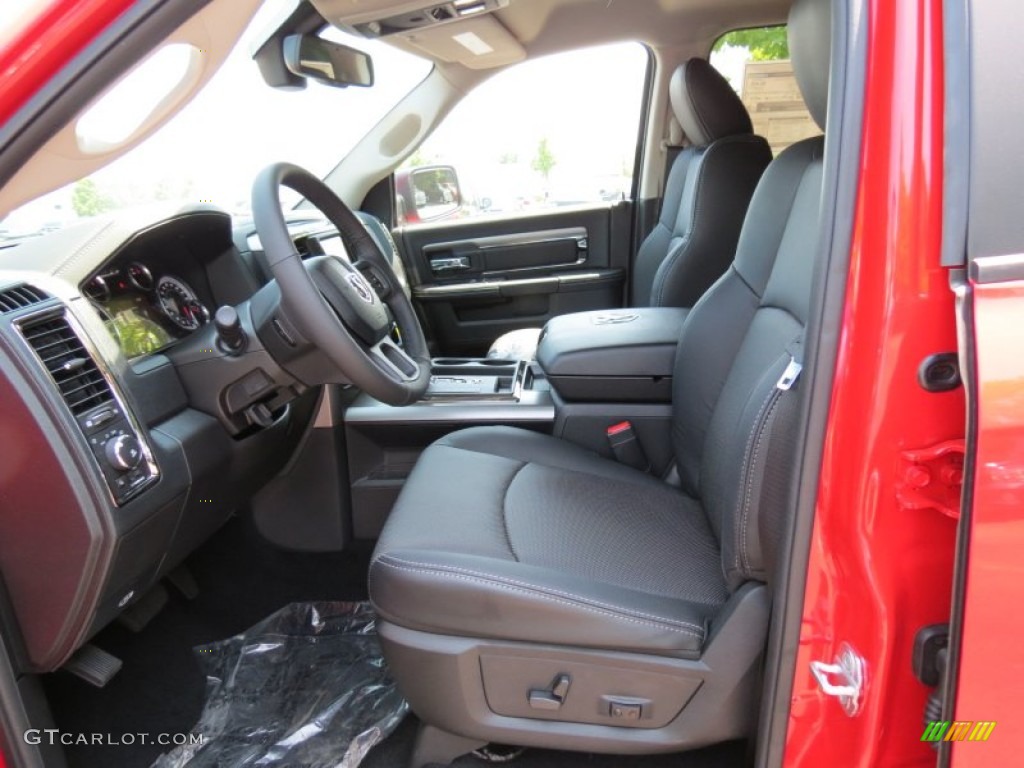 Black Interior 2013 Ram 1500 Sport Crew Cab Photo #81287203
