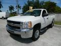 2007 Summit White Chevrolet Silverado 2500HD Work Truck Regular Cab  photo #7