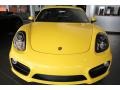 2014 Racing Yellow Porsche Cayman S  photo #2
