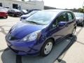 2013 Vortex Blue Pearl Honda Fit   photo #7