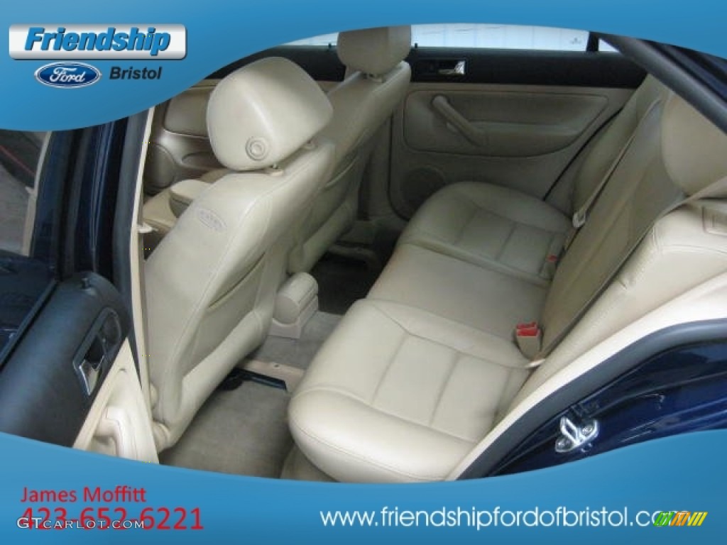 2003 Jetta GLS Sedan - Galactic Blue Metallic / Beige photo #9