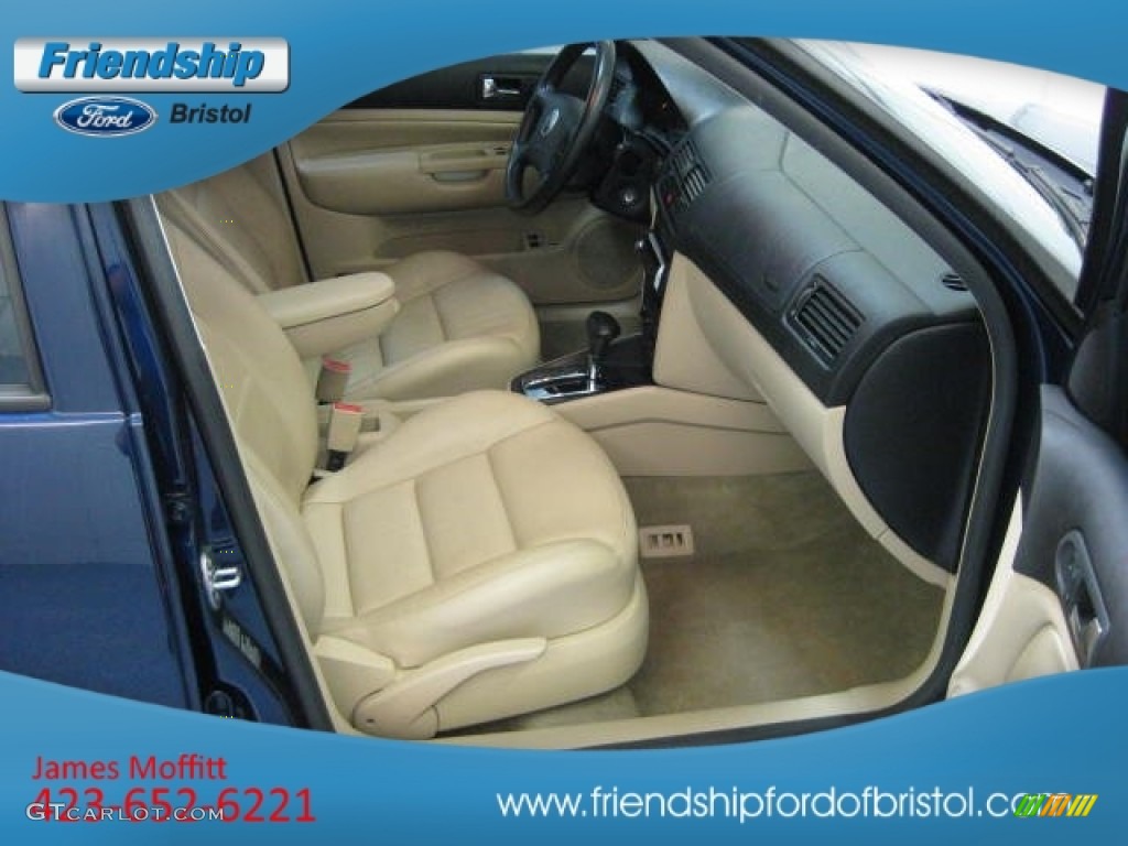 2003 Jetta GLS Sedan - Galactic Blue Metallic / Beige photo #12