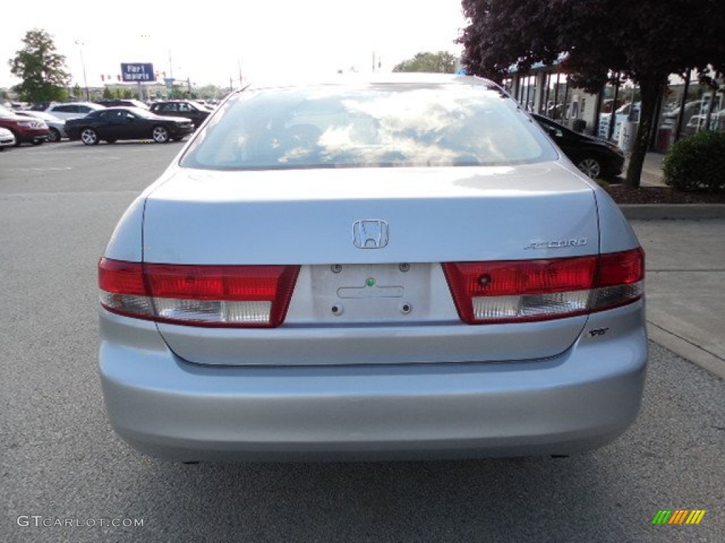 2003 Accord EX V6 Sedan - Satin Silver Metallic / Black photo #4