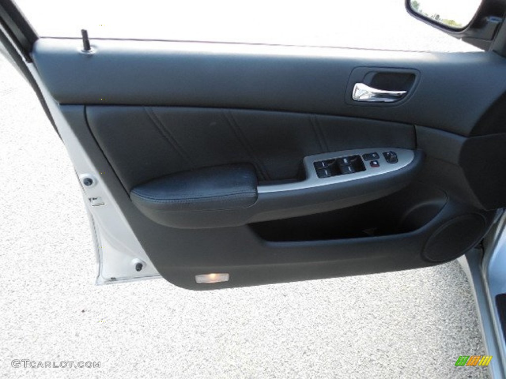 2003 Accord EX V6 Sedan - Satin Silver Metallic / Black photo #7