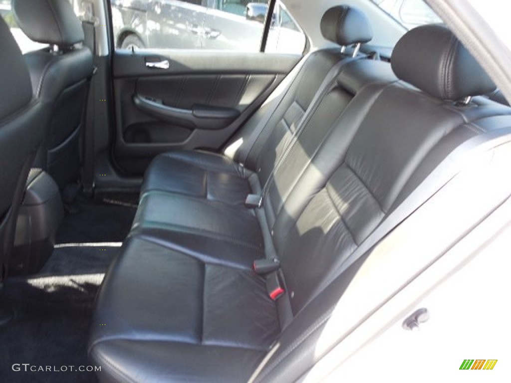 2003 Accord EX V6 Sedan - Satin Silver Metallic / Black photo #10