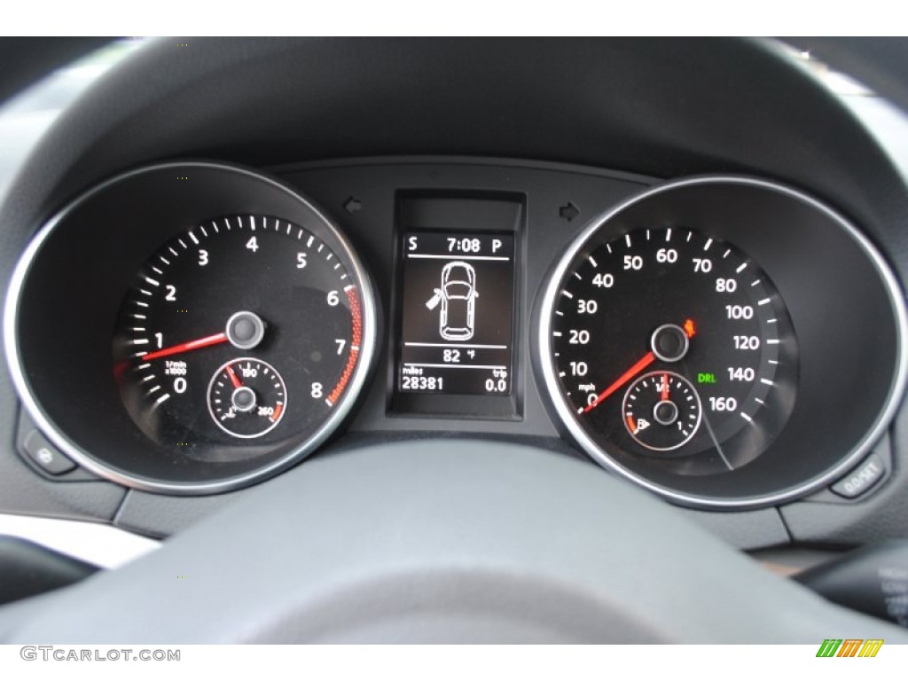 2011 Volkswagen Golf 4 Door Gauges Photos
