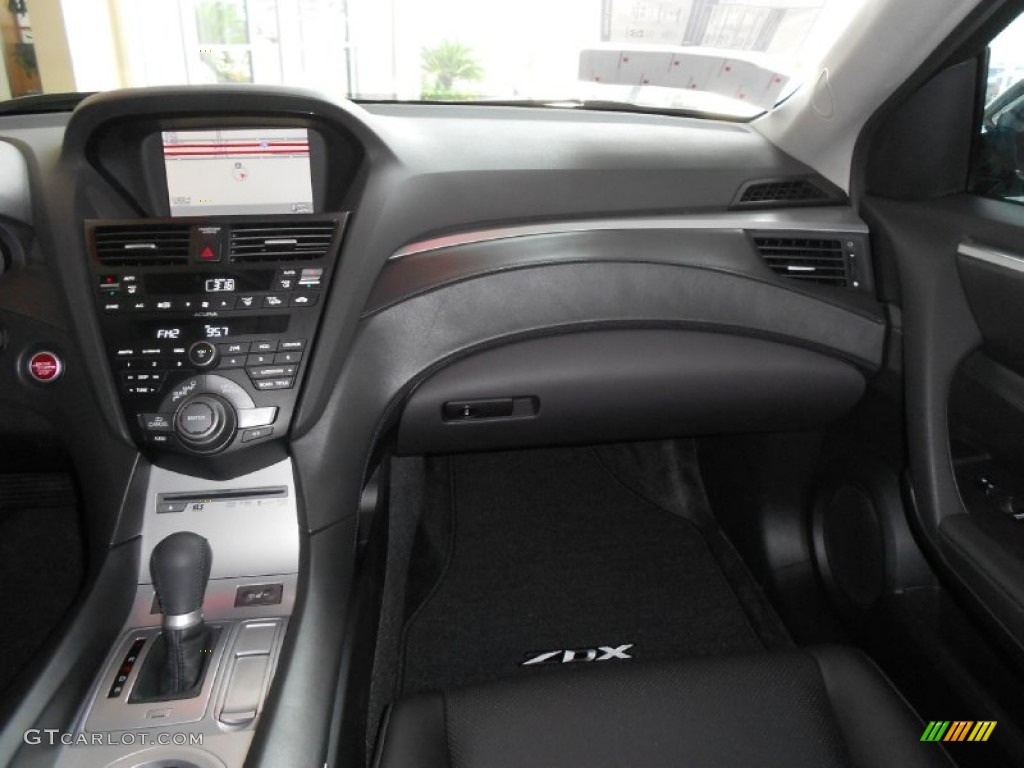 2012 ZDX SH-AWD Technology - Crystal Black Pearl / Ebony photo #13