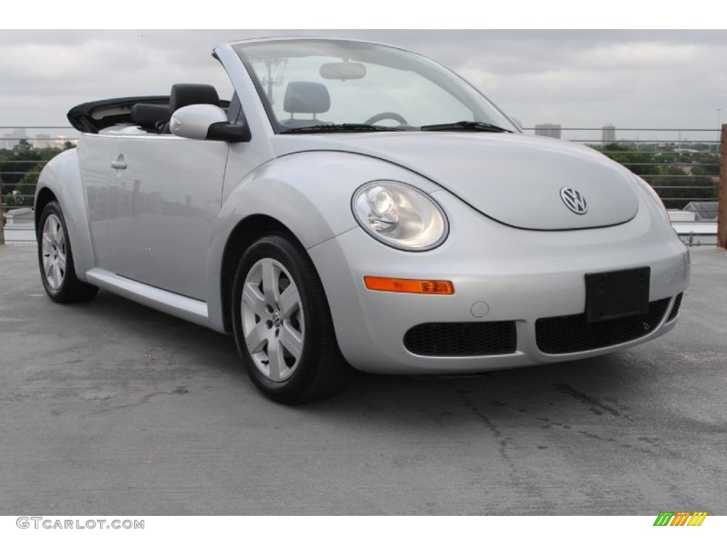 Reflex Silver 2007 Volkswagen New Beetle 2.5 Convertible Exterior Photo #81290762