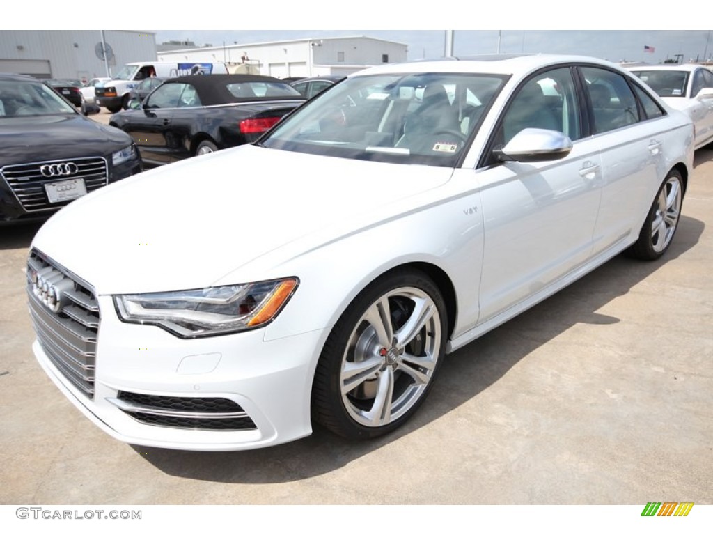 Glacier White Metallic 2013 Audi S6 4.0 TFSI quattro Sedan Exterior Photo #81290912
