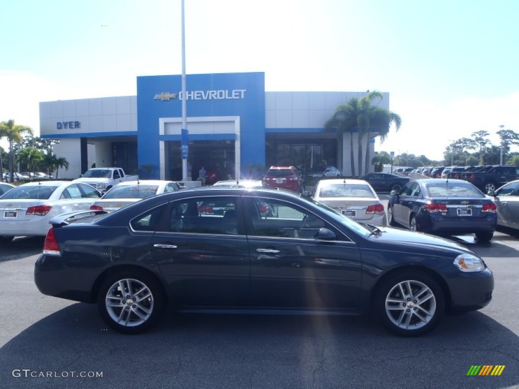 2011 Impala LTZ - Cyber Gray Metallic / Ebony photo #3