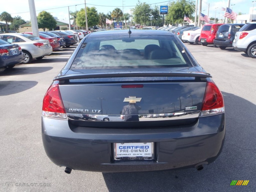 2011 Impala LTZ - Cyber Gray Metallic / Ebony photo #4