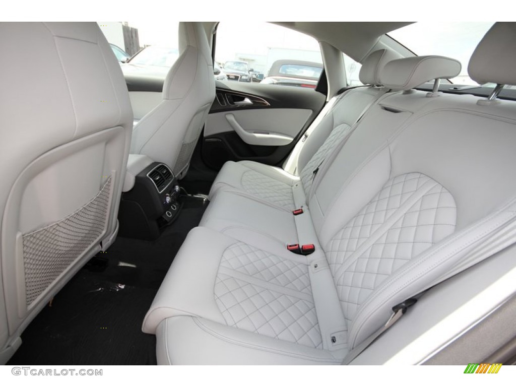 Lunar Silver Interior 2013 Audi S6 4.0 TFSI quattro Sedan Photo #81291269