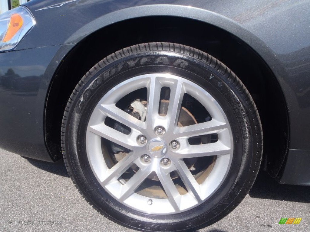2011 Impala LTZ - Cyber Gray Metallic / Ebony photo #9