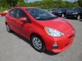 2012 Absolutely Red Toyota Prius c Hybrid Two  photo #1