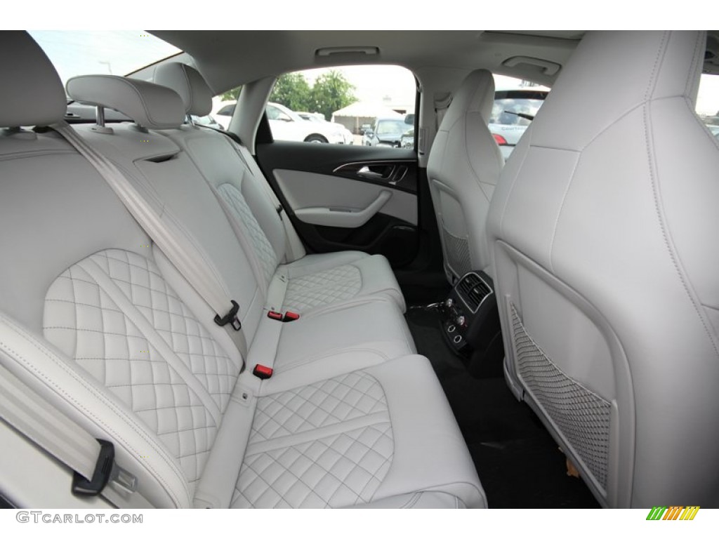 Lunar Silver Interior 2013 Audi S6 4.0 TFSI quattro Sedan Photo #81291344