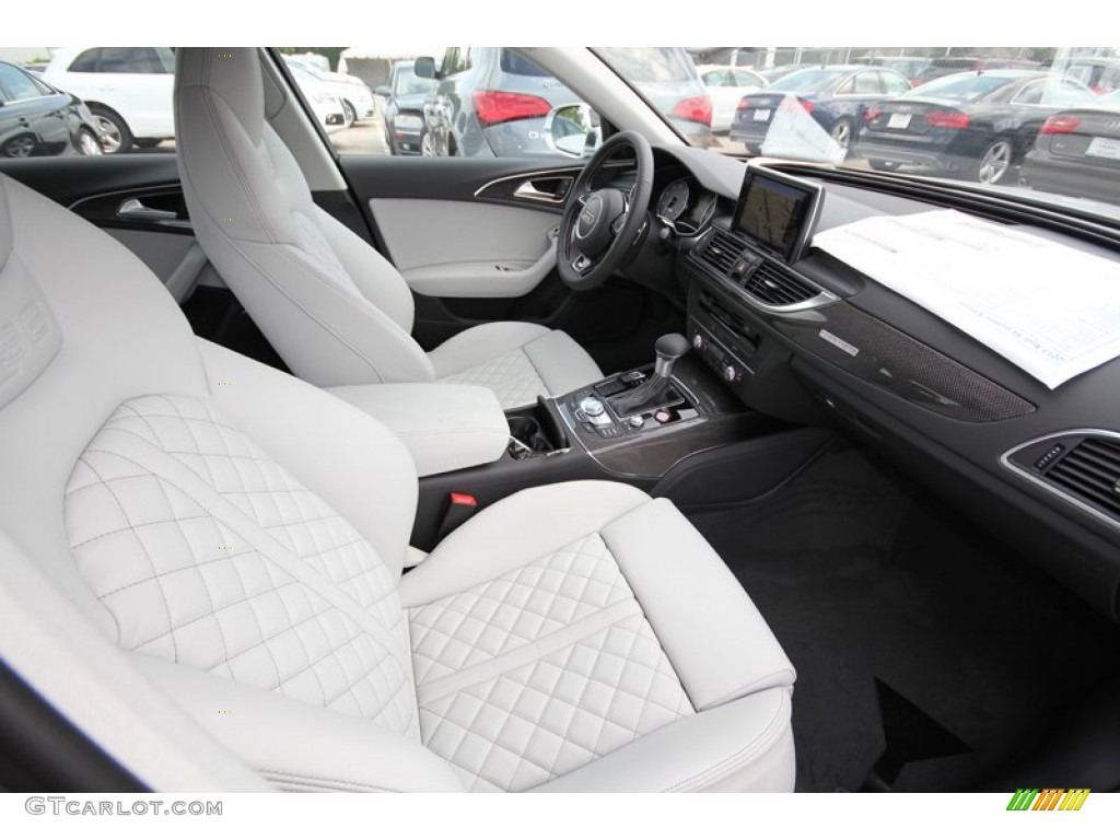 Lunar Silver Interior 2013 Audi S6 4.0 TFSI quattro Sedan Photo #81291378