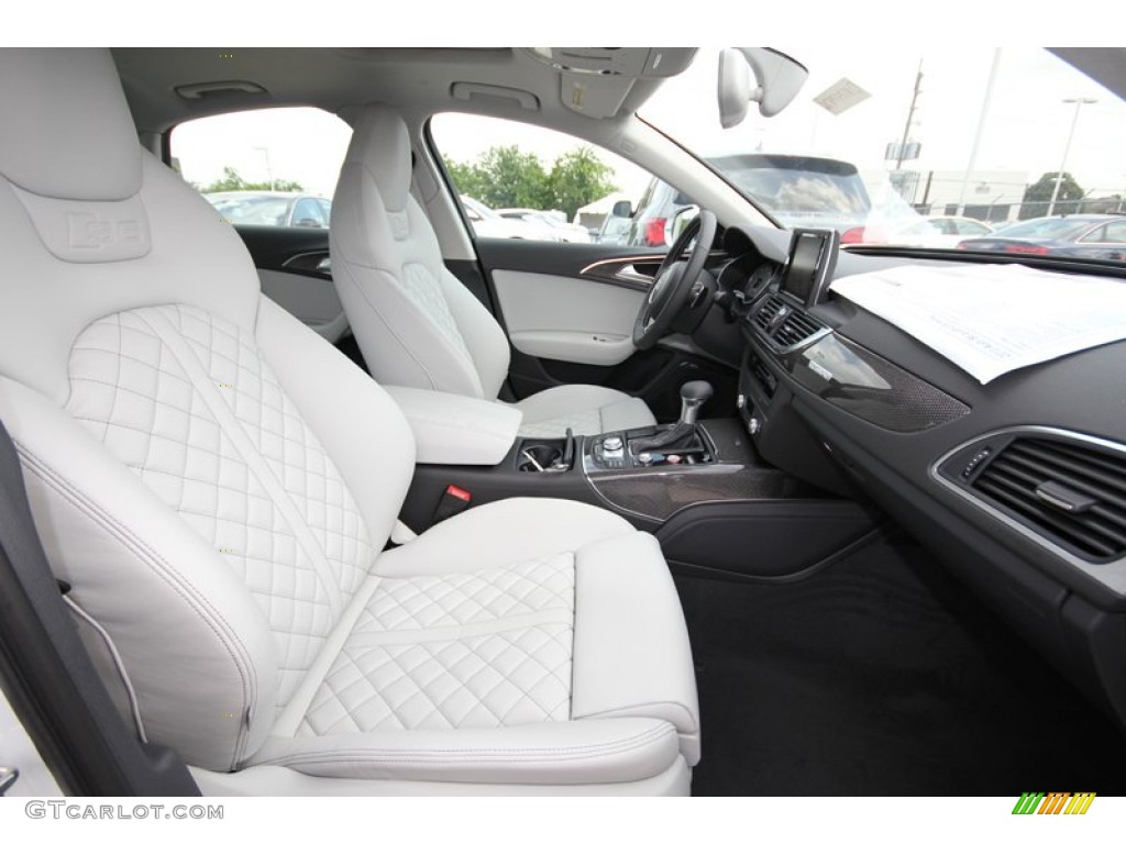 Lunar Silver Interior 2013 Audi S6 4.0 TFSI quattro Sedan Photo #81291395