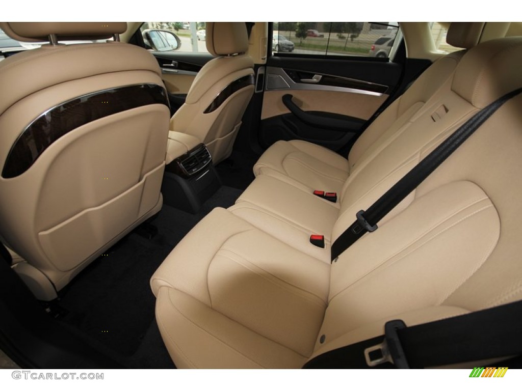 2013 Audi A8 3.0T quattro Rear Seat Photo #81291795