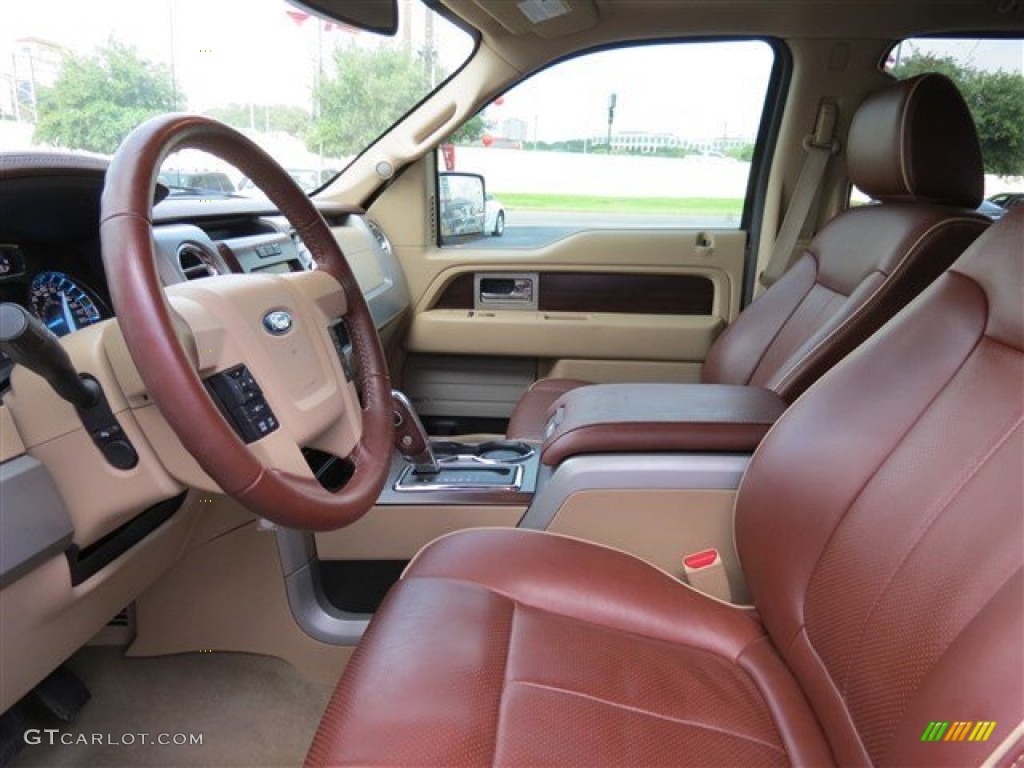 Chaparral Leather Interior 2011 Ford F150 King Ranch SuperCrew Photo #81291992
