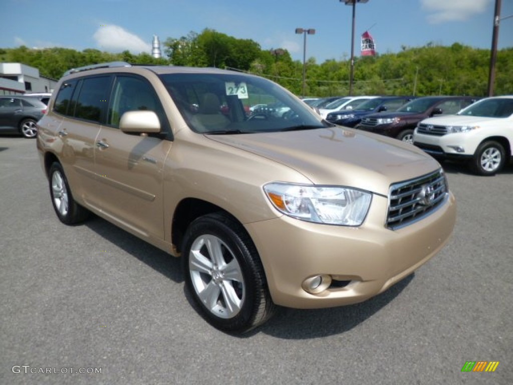 Sandy Beach Metallic 2010 Toyota Highlander Limited 4WD Exterior Photo #81292014