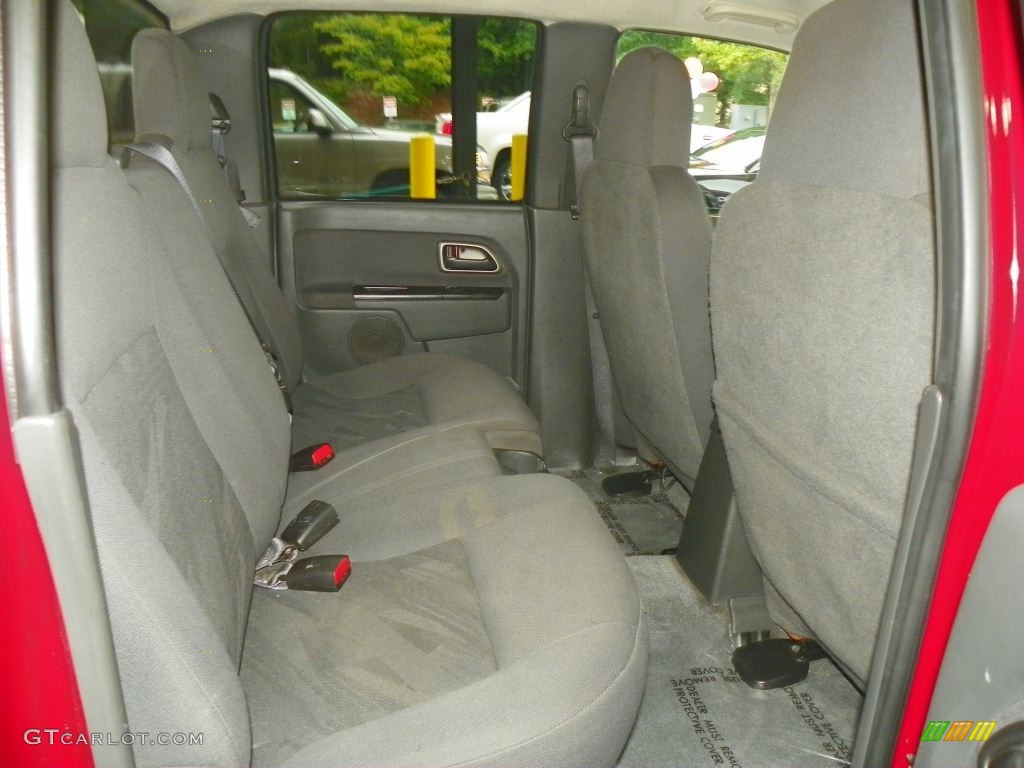 2005 Colorado LS Crew Cab - Dark Cherry Red Metallic / Very Dark Pewter photo #9