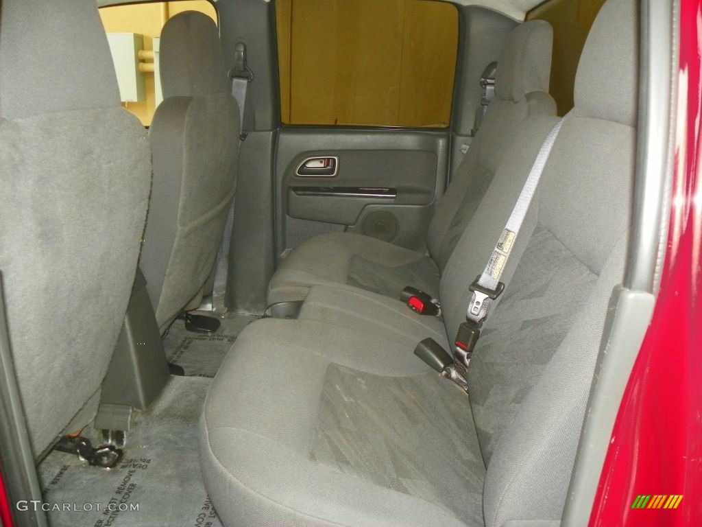 2005 Colorado LS Crew Cab - Dark Cherry Red Metallic / Very Dark Pewter photo #11