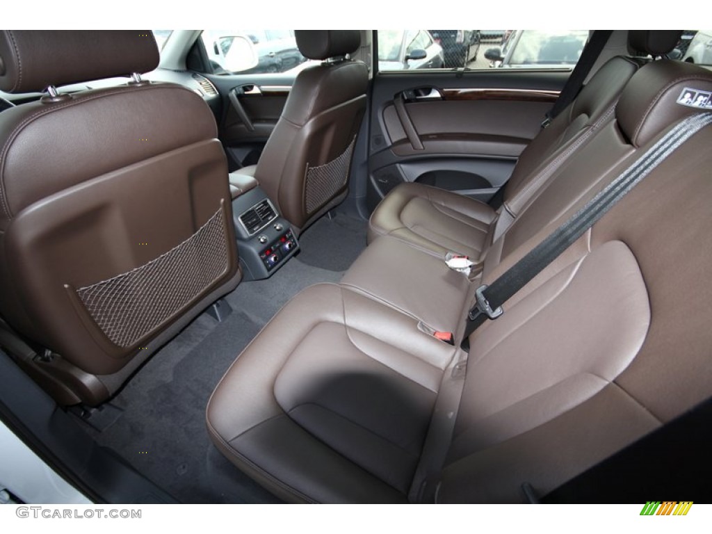 Espresso Brown Interior 2013 Audi Q7 3.0 TDI quattro Photo #81292450