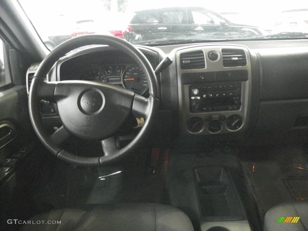 2005 Colorado LS Crew Cab - Dark Cherry Red Metallic / Very Dark Pewter photo #12