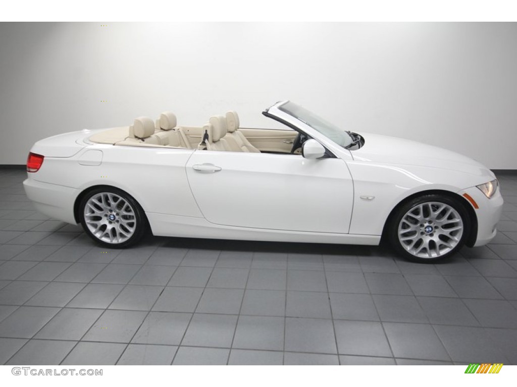 2010 3 Series 328i Convertible - Alpine White / Cream Beige photo #7