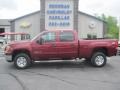 Sonoma Red Metallic 2009 GMC Sierra 2500HD SLE Crew Cab 4x4