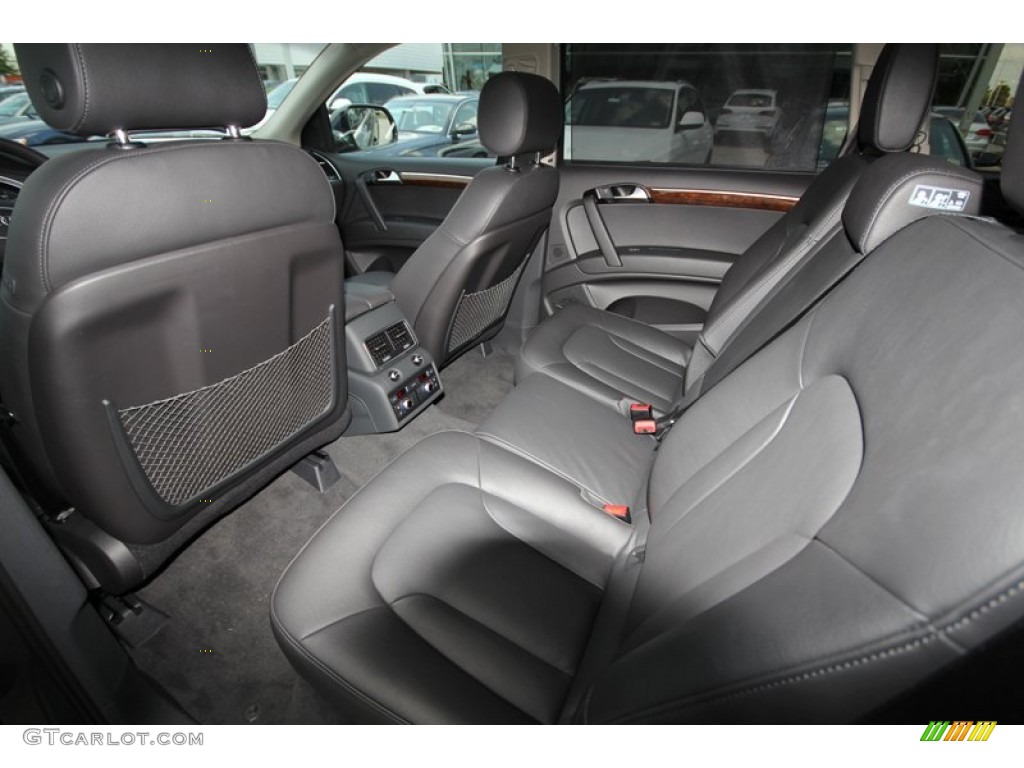 Black Interior 2013 Audi Q7 3.0 TFSI quattro Photo #81293697