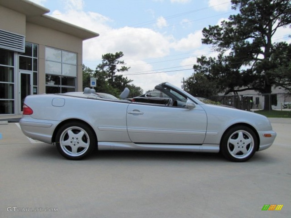 Brilliant Silver Metallic 2000 Mercedes-Benz CLK 430 Cabriolet Exterior Photo #81294758
